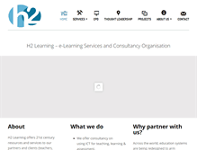 Tablet Screenshot of h2learning.ie